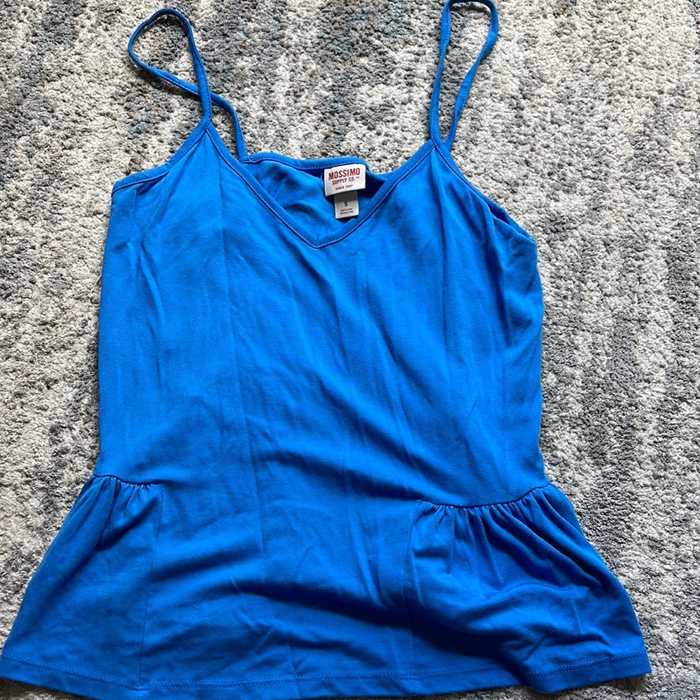 Blue tank top